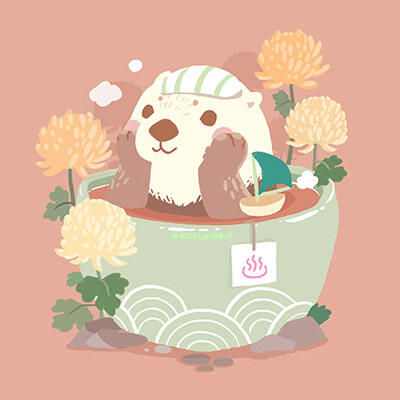 Hojicha Otter